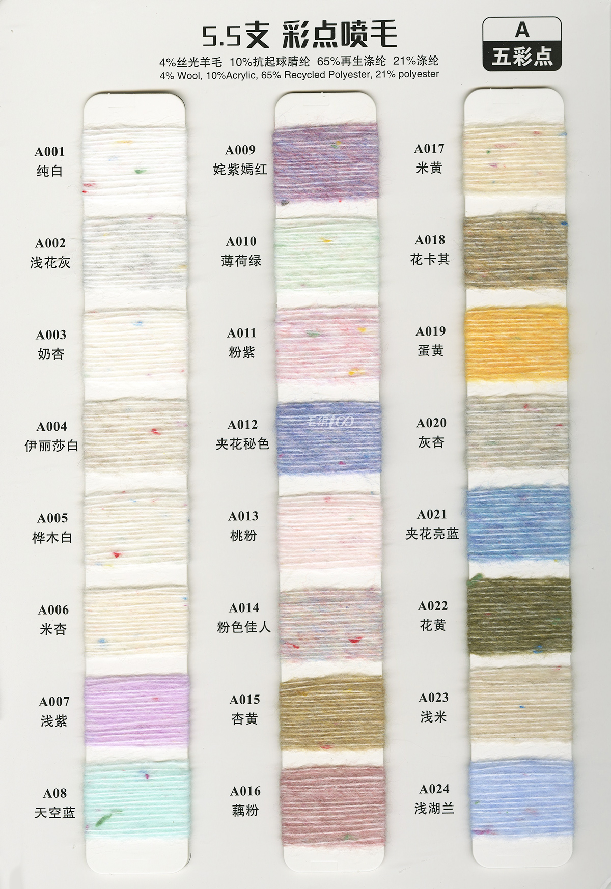 Type 1 color card A page 1